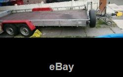 Car Transporter Trailer / Flat Bed / Tilt Bed / Twin Axle / 16ft