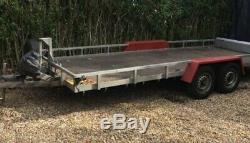 Car Transporter Trailer / Flat Bed / Tilt Bed / Twin Axle / 16ft