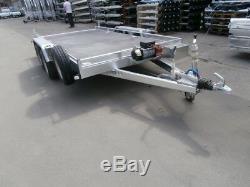 Car Transporter Trailer Flatbed 2700kg Twin Axle 13.1ft X 6.4ft