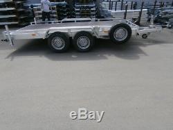 Car Transporter Trailer Flatbed 2700kg Twin Axle 13.1ft X 6.4ft