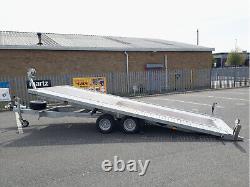 Car Transporter Trailer Recovery 2700kg Tilt Bed 14.10 x 6.11ft Twin Axle