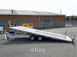 Car Transporter Trailer Recovery 3500kg Tilt Bed 18.1 x 6.11ft Twin Axle