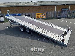 Car Transporter Trailer Recovery 3500kg Tilt Bed 18.1 x 6.11ft Twin Axle