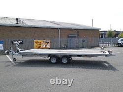 Car Transporter Trailer Recovery 3500kg Tilt Bed 18.1 x 6.11ft Twin Axle