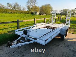 Car Transporter Trailer Recovery Transport Twin Axle Leaf Springs 4 Wheel