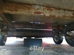 Car Transporter Trailer Twin Axle Flatbed Trailer with Ramps