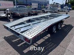 Car Transporter Trailer Twin Axle Jupiter 450cm x 200cm 14.8ft 6.6ft 2700kg