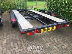 Car Transporter Trailer, Twin Axle. Runs Well Just Been To Italy And Back