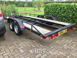 Car Transporter Trailer, Twin Axle. Runs Well Just Been To Italy And Back