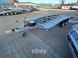 Car Transporter Trailer Twin axle 16,7ft x 2,1ft 3000kg Super light 5.1m x 2,1m