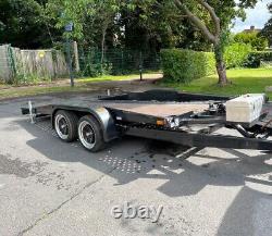 Car Transporter Trailer twin axle 2700kg Brake Trailer With Ramps