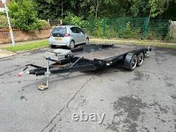 Car Transporter Trailer twin axle 2700kg Brake Trailer With Ramps