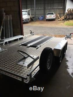 Car Transporter/flatbed/motorbike Bespoke Twin Axle Trailer Bed Size250 To 400cm