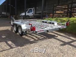 Car Transporter/flatbed/motorbike Bespoke Twin Axle Trailer Bed Size250 To 400cm