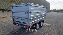 Car trailer 2 x extra hard sides 2,61m x 1,38m LORRIES 750 kg