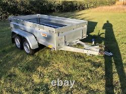 Car trailer Breaking Trailer 2022 quality trailer 8 ft by 4 ft Twin axle