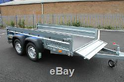 Car trailer Faro SOLIDUS twin axle 300mx150m 750kg 9 ft x 4 ft