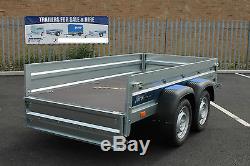 Car trailer Faro SOLIDUS twin axle 7'9x4'2 236cm x 125cm 750kg mulitipurpose