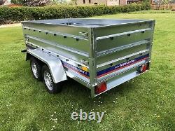 Car trailer extra Walls Side 2022 quality trailer 8.5 ft by 4.4 ft twin axle