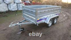 Car trailer extra sides 2021 quality trailer 8.5ft by 4.4 ft twin axle