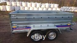 Car trailer extra sides 2021 quality trailer 8.5ft by 4.4 ft twin axle