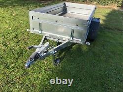 Car trailer extra sides 2021 quality trailer 8 ft by 4 ft twin axle