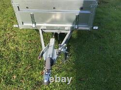 Car trailer extra sides 2021 quality trailer 8 ft by 4 ft twin axle