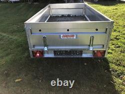 Car trailer extra sides 2021 quality trailer 8 ft by 4 ft twin axle