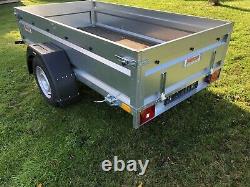 Car trailer extra sides 2021 quality trailer 8 ft by 4 ft twin axle