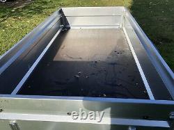 Car trailer extra sides 2021 quality trailer 8 ft by 4 ft twin axle