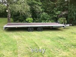 Car trailer twin axle