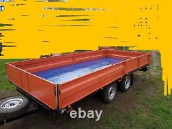 Car trailer twin axle