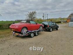 Car trailer twin axle