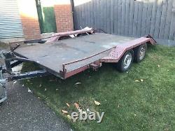 Car trailer twin axle