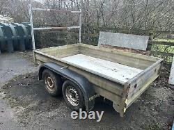 Car trailer twin axle