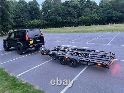 Car trailer twin axle