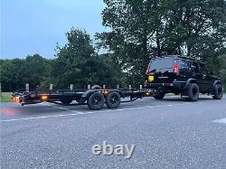 Car trailer twin axle