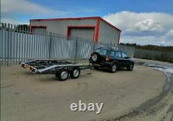 Car trailer twin axle