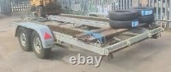 Car trailer twin axle