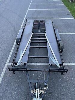 Car trailer twin axle