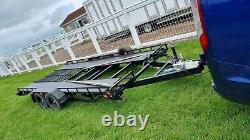 Car trailer twin axle