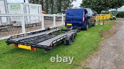 Car trailer twin axle