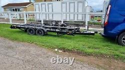 Car trailer twin axle