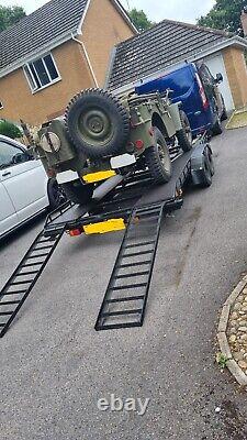 Car trailer twin axle