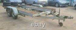 Car trailer twin axle