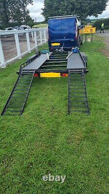 Car trailer twin axle