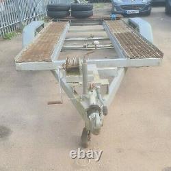 Car trailer twin axle