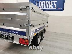 Car trailer twin axle 8'7 x 4'8 LORRIES 261 cm x 1440 cm 750 kg