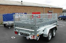 Car trailer twin axle 8.7x4.2ft mesh caged cage tipping tipper 263 x 129cm COVER