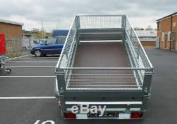 Car trailer twin axle 8.7x4.2ft mesh caged cage tipping tipper 263 x 129cm COVER